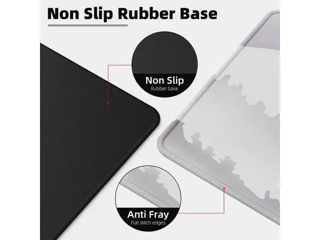 Alt view image 6 of 7 - Japanese Cherry Blossom Mouse Pad (31.5 × 11.8 × 0.12 inch) Extended Large Mouse Mat Desk Pad Stitched Edges Mousepad Non-Slip Rubber Base Gaming Mouse Pad Office & Home.