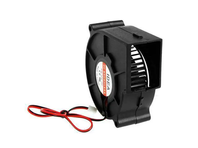Alt view image 4 of 5 - 75mm x 75mm x 30mm 12V PC Quiet Sleeve-Bearing 2-Pin Hydraulic Bearing Blower Cooling Fan For Computer