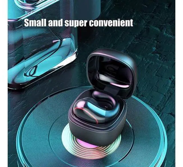 Alt view image 6 of 7 - Open Ear Headphones,Single Workout Headphones Wireless Bluetooth Headphones Long Battery Life Sport Headphones with Microphone