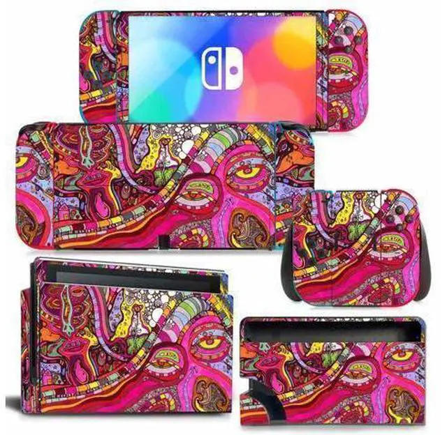Main image of Printing Skin Sticker Decal for Switch NSConsole Controller Dock Skin Vinyl Protective Film Para Coque(1234)
