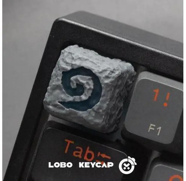 Main image of Rift Legends & World of Warcraft series transparent personalized resin LOBO art mechanical keyboard keycaps ESC (only the keycaps, not the keyboard)