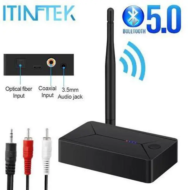 Main image of to Bluetooth 5.0 Adapter Wireless Receiver Optical Transmitter Coaxial RCA Stereo AUX Audio 3.5mm Jack for Speakers TV PC