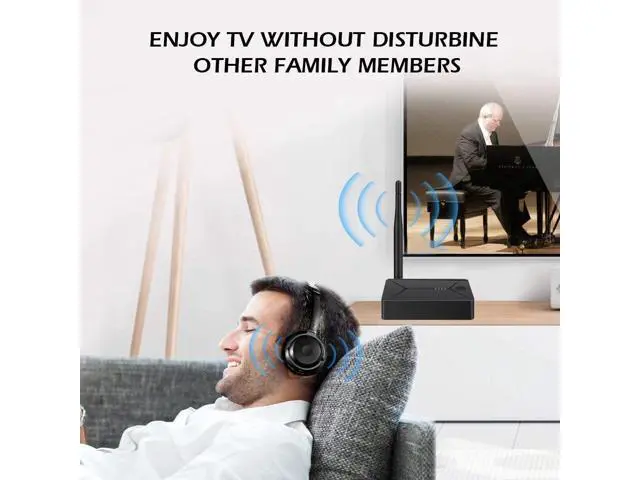 Alt view image 4 of 5 - to Bluetooth 5.0 Adapter Wireless Receiver Optical Transmitter Coaxial RCA Stereo AUX Audio 3.5mm Jack for Speakers TV PC
