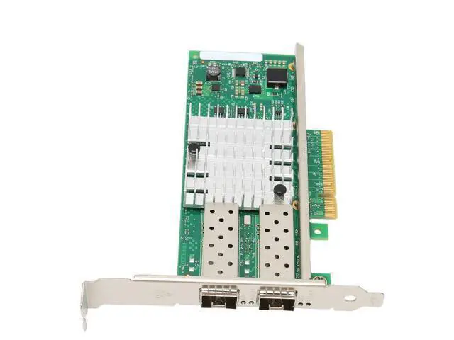 Alt view image 3 of 5 - PCIe Dual Port 10GbE SFP+ Fiber Server Network Card X520-DA2, Intel 82599 Chip