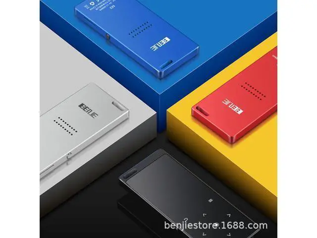 Alt view image 3 of 5 - Bluetooth external MP3/MP4 player - Student mini ultra-thin touch portable lossless playback device Memory-less Bluetooth version