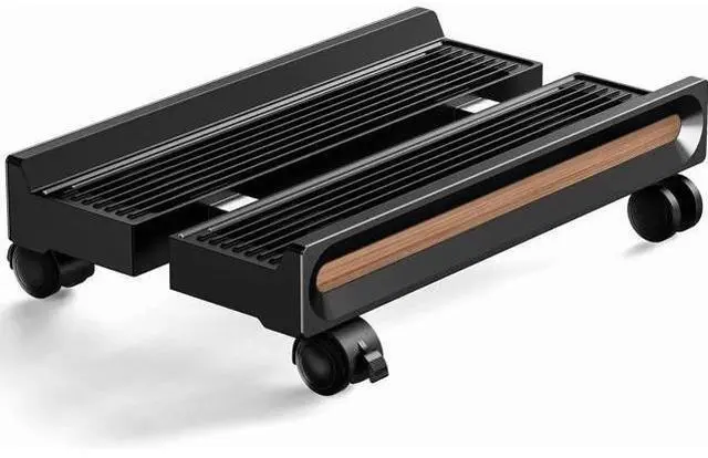 Main image of Adjustable Mobile CPU Stand,Ventilated PC stand for floor, Computer Tower Stand with Locking Caster Wheels Fits Most PC,Computer Mobile Cart Holder for Office,Gamers and Students