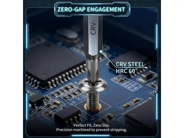 Alt view image 4 of 7 - 122 in 1 Precision Computer Screwdriver Kit, Laptop Screwdriver Sets with 101 Magnetic Drill Bits, Computer Accessories, Electronics Tool Kit Compatible for Tablet, PC, iPhone, PS4 Repair