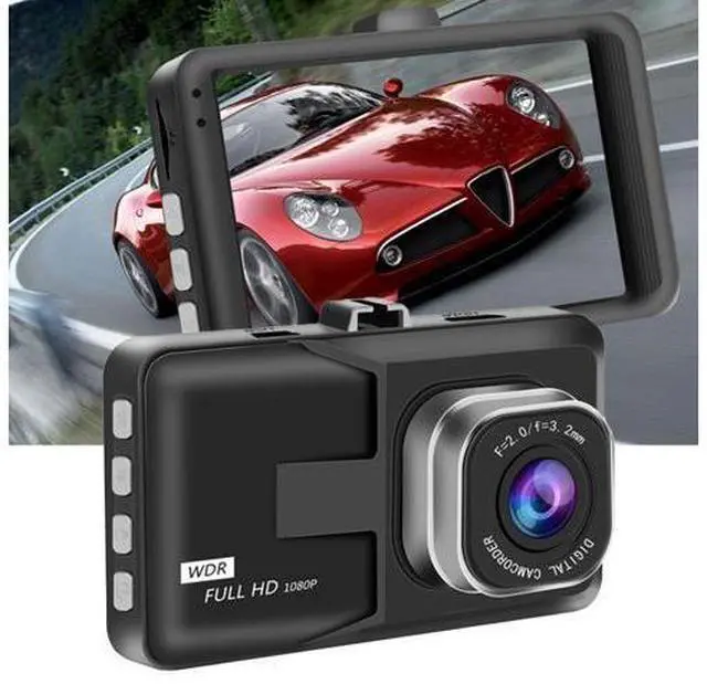 Main image of Car DVR 1080P HD 3 Inch Cycle Recording Dash Camera for Auto