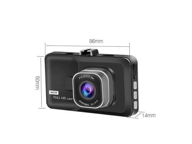 Alt view image 3 of 7 - Car DVR 1080P HD 3 Inch Cycle Recording Dash Camera for Auto