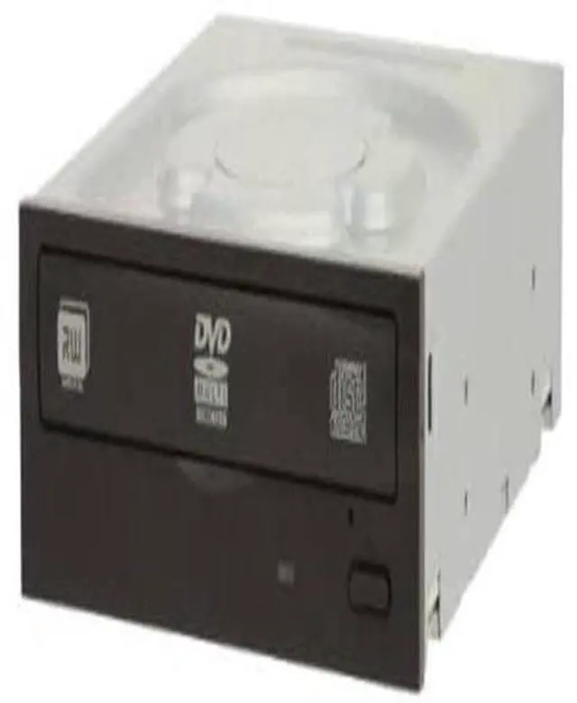 Main image of Lite-On Super AllWrite IHAS124-04 24X SATA DVD+/-RW Dual Layer Drive (Black), Bulk - BULK