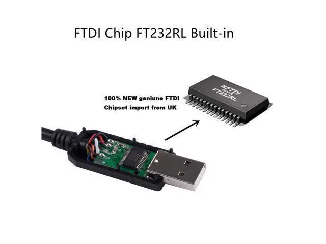 Alt view image 3 of 5 - USB to RS232 DB25 Adapter Serial Cable for Fanuc CNC PLC Communication, USB Programming Cable for DNCLink Configuration Copy Setting, FTDI Chip Inside