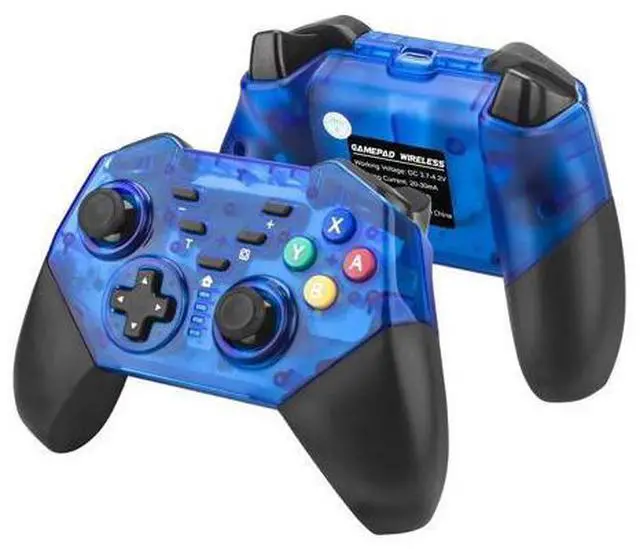 Main image of Switch Pro Controller, Bluetooth Pro Controller Compatible with Nintendo Switch, New Blue