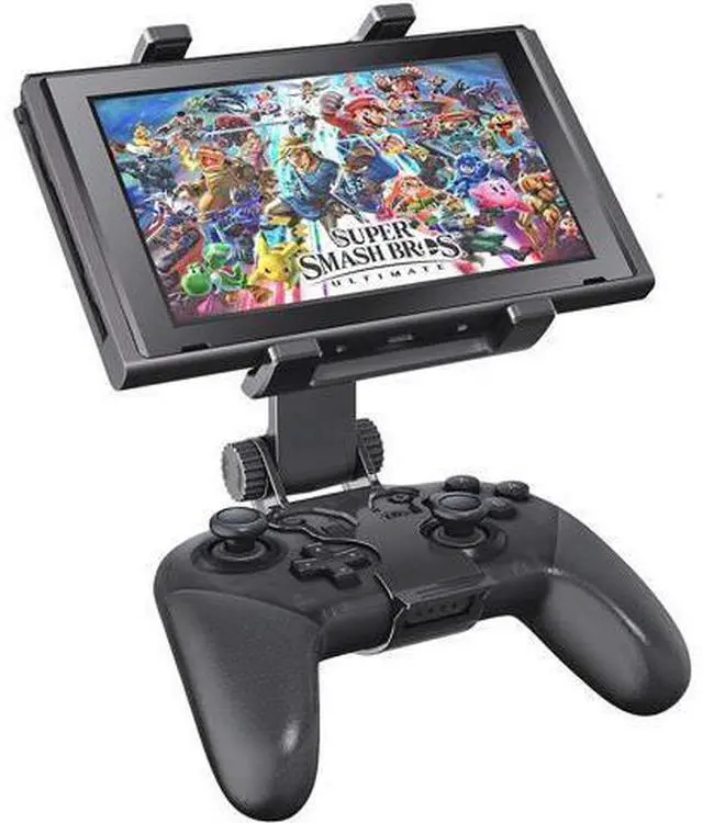 Main image of KDD Switch Pro Controller Clip Mount for Nintendo Switch/Switch Lite, Adjustable Clip Clamp Holder Mount for Nintendo Switch Pro Controller