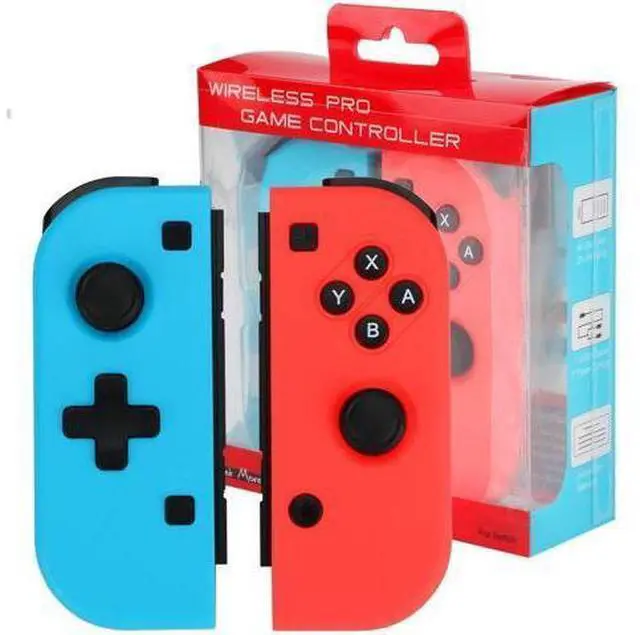 Main image of Nintendo Switch Joy-Con Controller Mini Switch Controller Joy Con (L/R) Wireless Pro Game Controller Gamepad Joypad Joystick Compatible with Nintendo Switch, Blue and Red Color