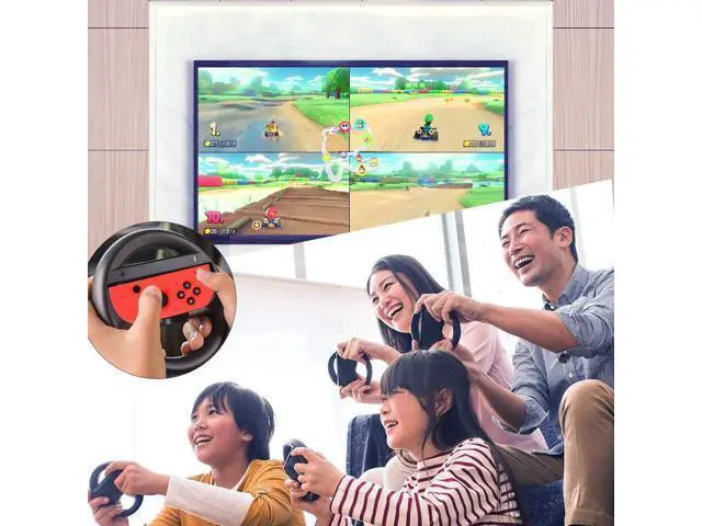 Alt view image 5 of 7 - Nintendo Switch Joy-Con Controller Mini Switch Controller Joy Con (L/R) Wireless Pro Game Controller Gamepad Joypad Joystick Compatible with Nintendo Switch, Blue and Red Color