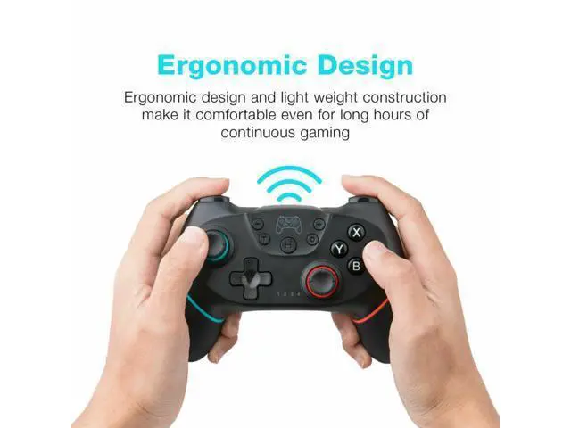Alt view image 5 of 7 - Wireless controller Gamepad for Nintendo Switch, Bluetooth Controller For Games Nintendo Switch Pro Controller with Rechargeable Battery-Turbo-6-Axis