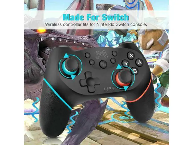 Alt view image 7 of 7 - Wireless controller Gamepad for Nintendo Switch, Bluetooth Controller For Games Nintendo Switch Pro Controller with Rechargeable Battery-Turbo-6-Axis