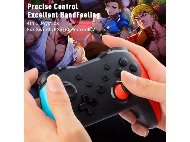 Alt view image 6 of 7 - Wireless Pro Controller for Switch/Switch Lite Extra Controllers for Nintendo Switch Controllers Wireless Switch Controller with Vibration Motion Control Compatible with Nintendo Pro Controller