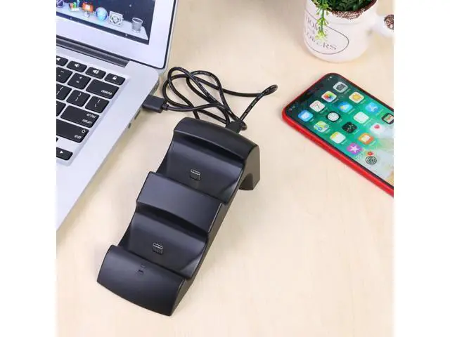 Alt view image 2 of 6 - Wireless Pro Game Controller Charger for Nintendo Switch Charging Dock Stand Station for Switch Pro Controller with Indicator
