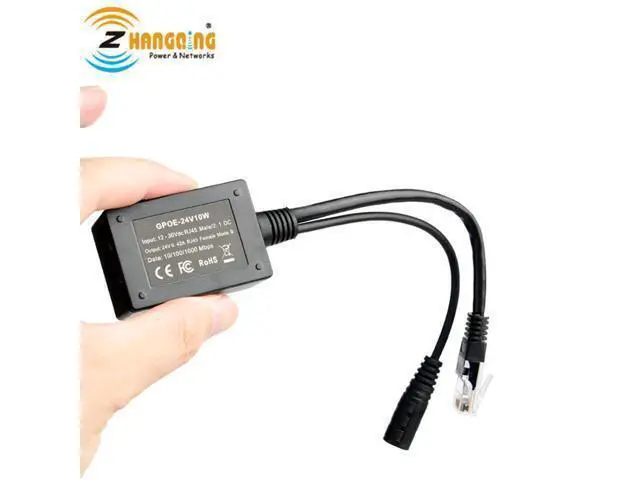 Alt view image 2 of 6 - GPOE-24V10W PoE Converter Power Over Ethernet Splitter Input12-30V, Output 24V PoE set up Injector For 12V Solar Controller