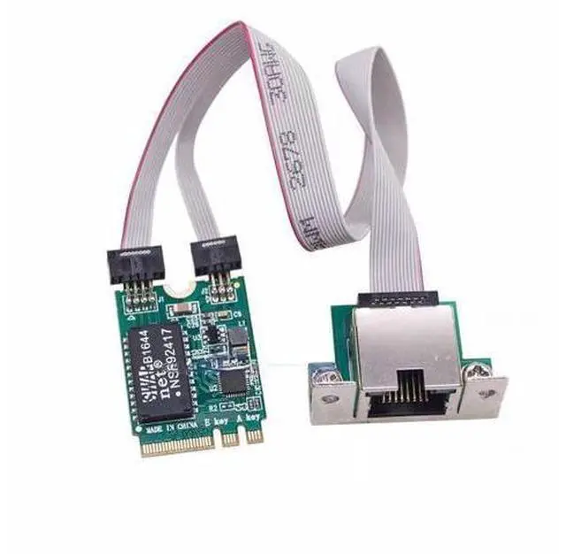 Main image of M.2 NGFF A+E Key Industrial Gigabit Network Card Intel I210, Compatible with ESXi 5.5, for Desktop & Mini PCIe