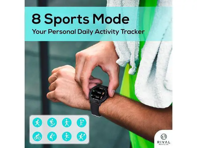 Alt view image 5 of 5 - Rival Smartwatch, Rival Smart Watch, Rival Smartwatch for Men, Rival Smartwatch for Women, Rival SmartWatch