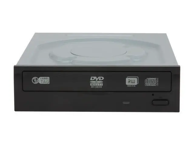 Alt view image 2 of 4 - Internal 24x DVD Burner with Label-tag Feature 24X DVD+R 8X DVD+RW 12X DVD+R DL 24X DVD-R 6X DVD-RW 16X DVD-ROM 48X CD-R 32X CD-RW 48X CD-ROM Black SATA Model ihas524-T06