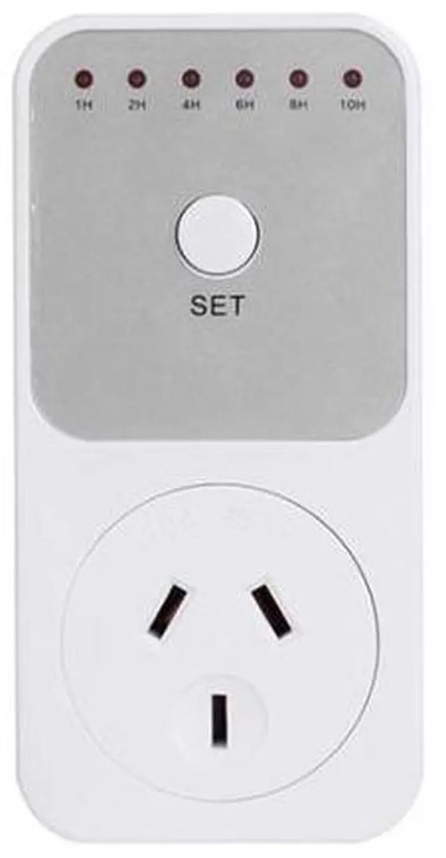Main image of AU Plug Electricity Power Metering Socket 10Hr Timer Socket Countdown Intelligent Time Setting Swtich Timer Control Socket