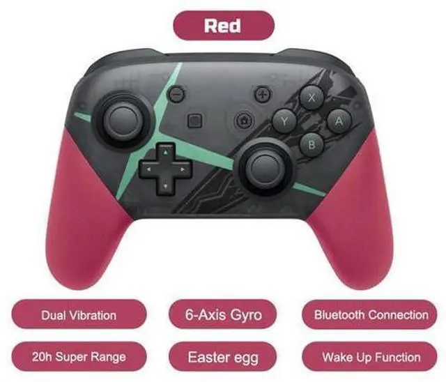 Main image of Limited Theme Bluetooth Wireless Switch Pro Controller - Gamepad for Nintendo Switch, Switch Lite, and Steam Games XENOBLADE