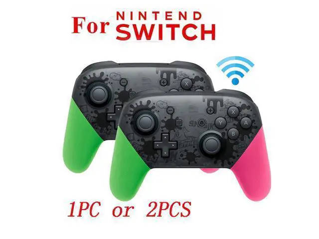 Alt view image 2 of 7 - For NS Switch Pro Splatoon2 Xenoblade Bluetooth Wireless Gamepad Remote Controller Joypad for Nintend Switch Game Player Console Joystick Xenoblade 1pc