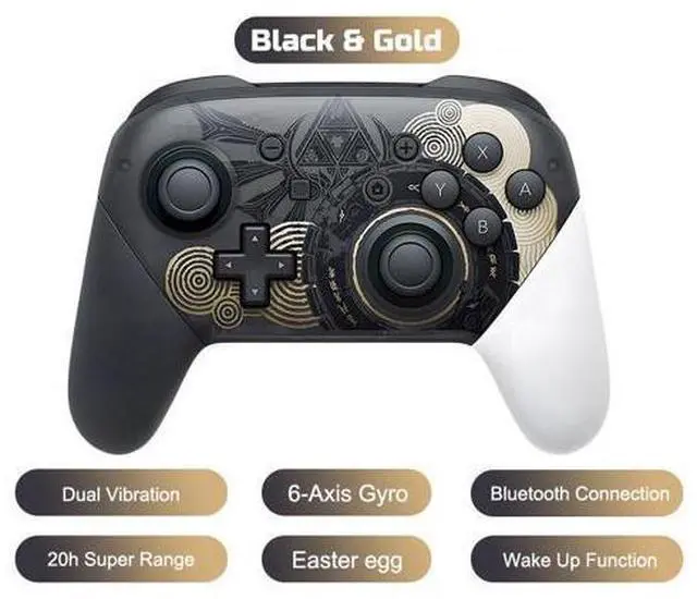 Main image of Limited Theme Bluetooth Wireless Switch Pro Controller - Gamepad for Nintendo Switch, Switch Lite, and Steam Games Tears of the Kingdom