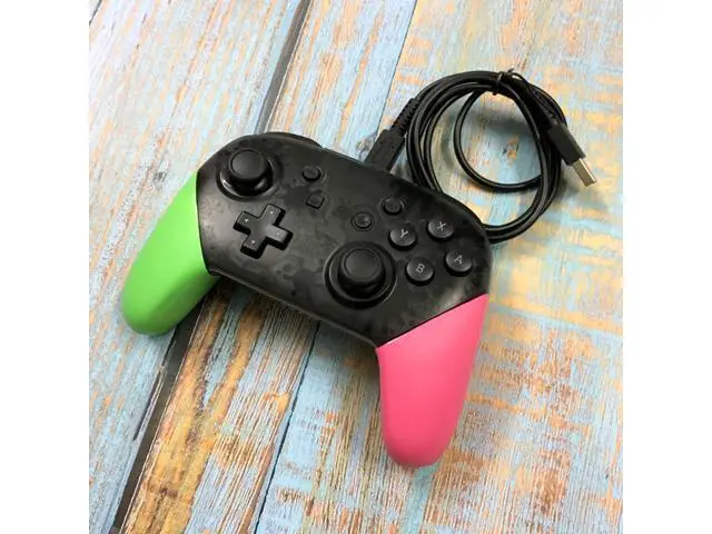 Alt view image 7 of 7 - For NS Switch Pro Splatoon2 Xenoblade Bluetooth Wireless Gamepad Remote Controller Joypad for Nintend Switch Game Player Console Joystick Xenoblade 1pc