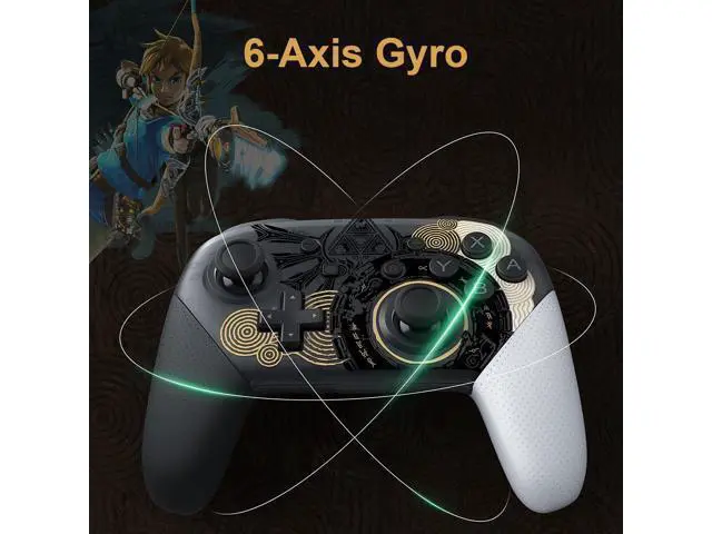 Alt view image 4 of 6 - Limited Theme Bluetooth Wireless Switch Pro Controller - Gamepad for Nintendo Switch, Switch Lite, and Steam Games Tears of the Kingdom
