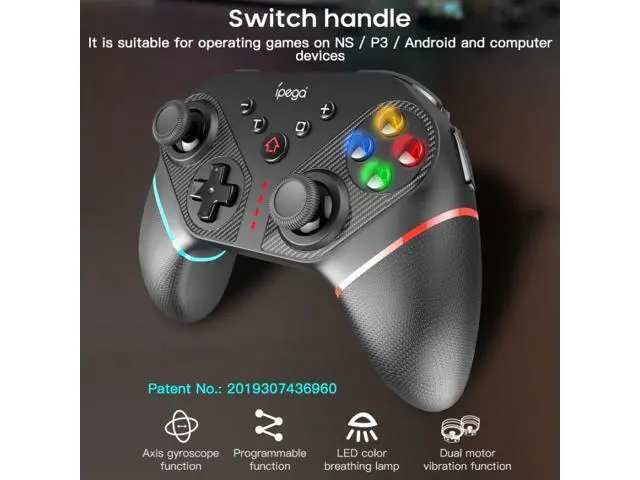 Alt view image 2 of 6 - Wireless Support Bluetooth Gamepad For Nintendo Switch Pro Android PC Video Game Joystick Controller For Switch Console With 6-A