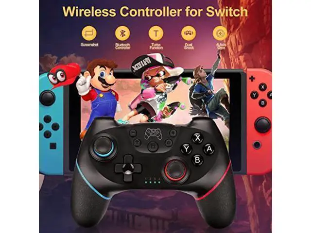 Alt view image 2 of 5 - JORREP for Nintendo Switch Controller for Switch/Switch Lite/Switch OLED, Switch Wireless Pro Controller Support Wakeup/Motion Control/Dual Vibration