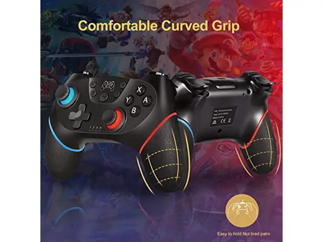 Alt view image 3 of 5 - JORREP for Nintendo Switch Controller for Switch/Switch Lite/Switch OLED, Switch Wireless Pro Controller Support Wakeup/Motion Control/Dual Vibration