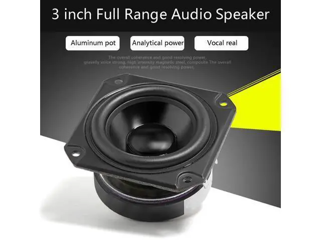 Alt view image 2 of 4 - 3 Inch Audio Speaker Full Range Speaker 8 ohm 20W HiFi Mid-Treble Speaker Stereo for DIY Home Bluetooth Smart Speaker