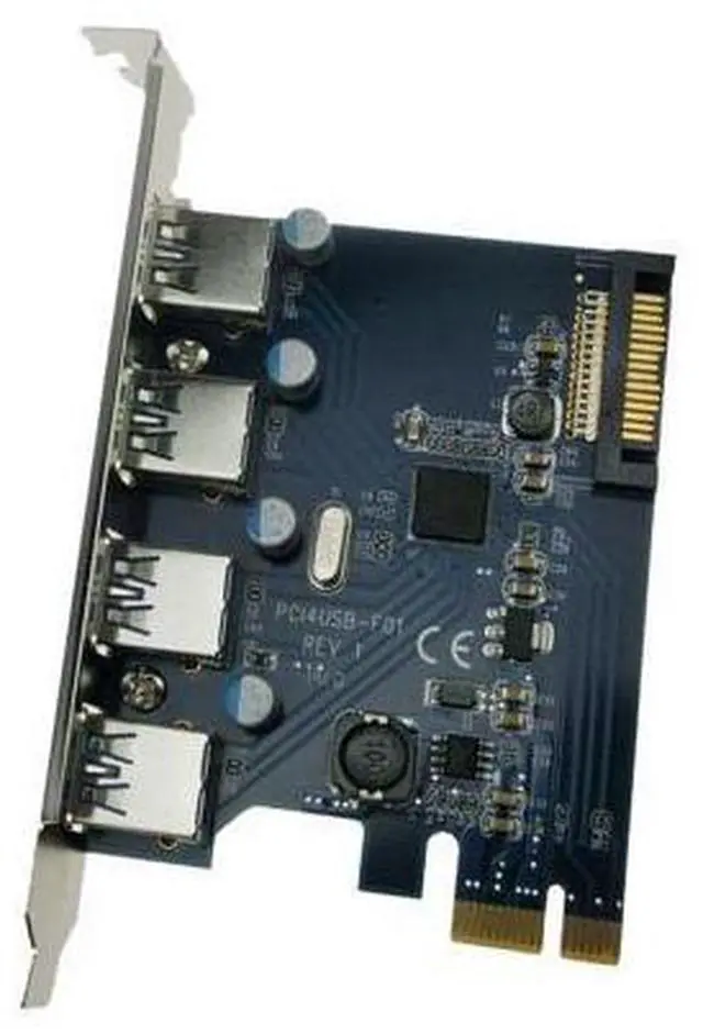 Main image of Fresco FL1100 4x USB 3.0 PCI Express Card PCI-e USB3.0 Host Controller Adapter