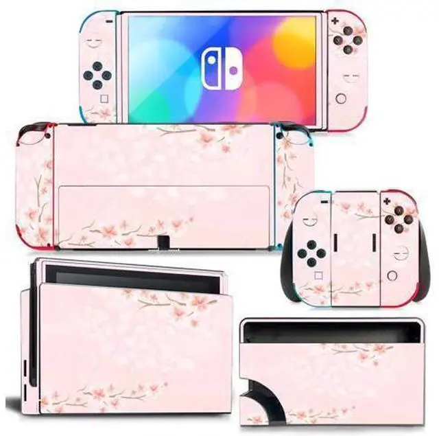 Main image of Flowers of Wealth Skin Sticker Decal for Switch Console Controller Dock Skin Vinyl Para Protective Film(1165)