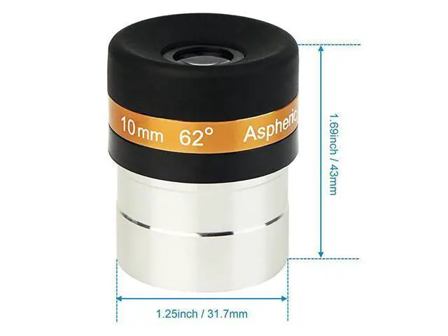Alt view image 3 of 7 - Telescope Lens 4mm 10mm 23mm Telescope Eyepieces Fully Coated Lens Telescope Accessories Kit Wide Angle for 125 inches Astronomic Telescope