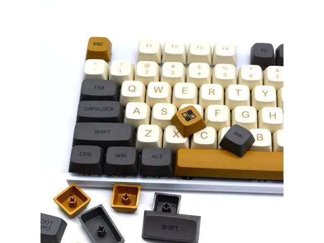 Alt view image 4 of 5 - Dim Light Keycaps XDA High-End Heat-Sprayed Personalized Keycaps PBT Material Non-Porous Mechanical Keyboard Caps Complete Set Boxed (Only the keycaps)