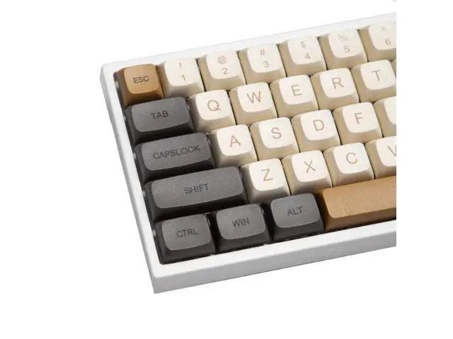 Alt view image 3 of 5 - Dim Light Keycaps XDA High-End Heat-Sprayed Personalized Keycaps PBT Material Non-Porous Mechanical Keyboard Caps Complete Set Boxed (Only the keycaps)