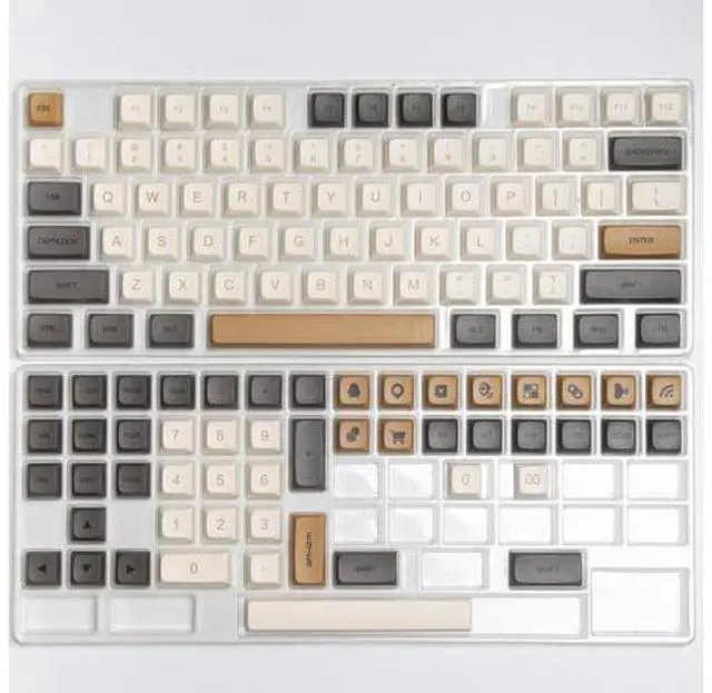 Main image of Dim Light Keycaps XDA High-End Heat-Sprayed Personalized Keycaps PBT Material Non-Porous Mechanical Keyboard Caps Complete Set Boxed (Only the keycaps)