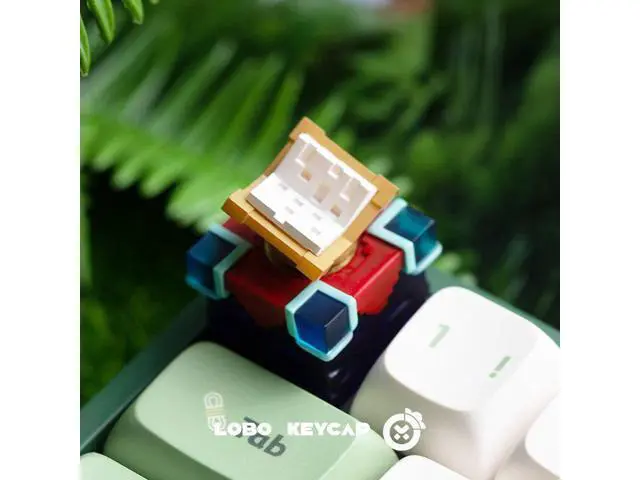 Alt view image 2 of 5 - My world enchantment stand transparent mechanical keyboard keycaps single personalized keycap replacement keycap customization ESC (Just the keycaps, not the keyboard)