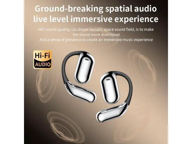 Alt view image 5 of 7 - Summaryu Headphones, Summaryu Translator, High Precision AI Headphones Language Translation Supports 140 Languages, True Powerful Bluetooth 5.4 Open Ear Earbuds, Ipx5 Waterproof (Mix*2, Translation)
