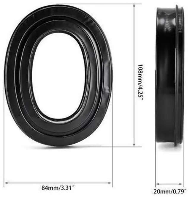 Alt view image 6 of 6 - Soft Memory Foam Earpads for3M Series Headphone Ear Cushions Elastic Headphone Cover Headset Sleeves Pads