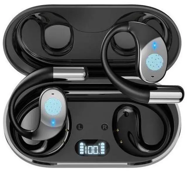 Main image of AI Language Translation Earbuds, Translator Earbuds Real Time with iOS & Android, 144-Language Bluetooth Headphones Translating Device for Travel and Business, Black