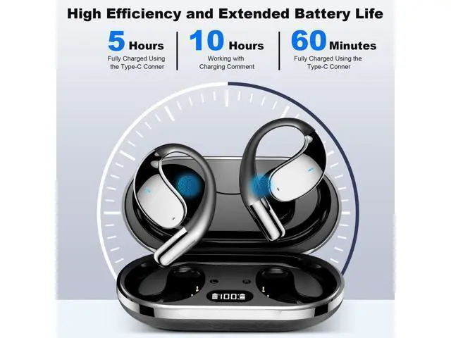 Alt view image 4 of 5 - AI Language Translation Earbuds, Translator Earbuds Real Time with iOS & Android, 144-Language Bluetooth Headphones Translating Device for Travel and Business, Black