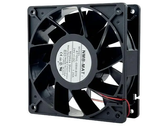 Alt view image 6 of 6 - for 4715VL-05W-B70 Cooling Fan, DC 24V 1.20A NMB-MAT Inverter Cooling Fan, 120X120X38mm 2-Wire Cooling Fan