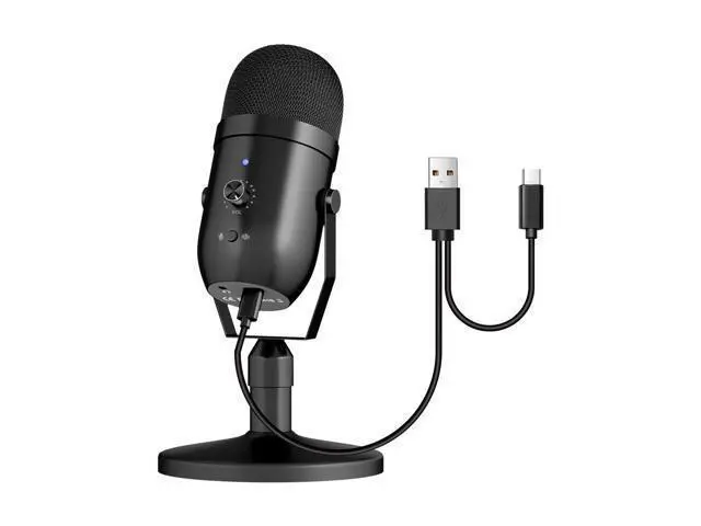 Alt view image 3 of 6 - USB capacitive microphone for computer, PS4 game live streaming recording microphone, mobile phone dubbing recording, noise reduction microphone, type-C